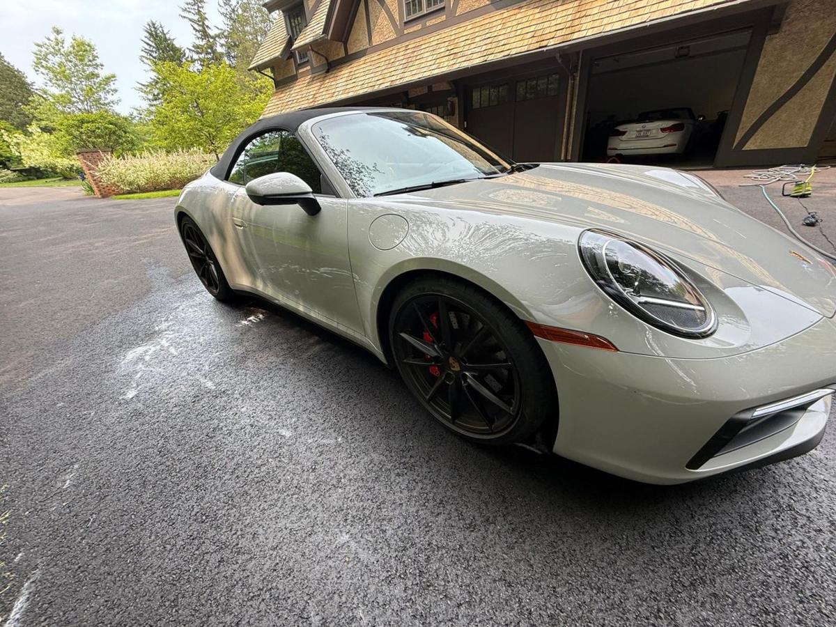 Porsche exterior detailing — before detailing